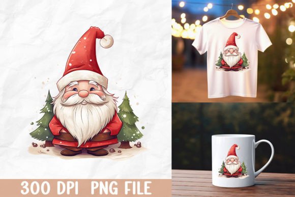 Bring Holiday Magic to Your Projects with Santa Claus Cheerful Graphic