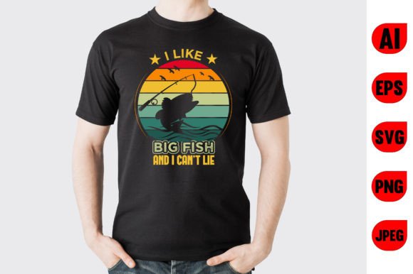 Reel In Attention with Fishing Typography Graphic Tees