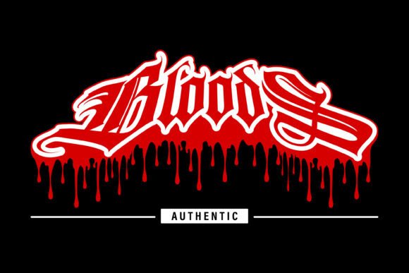 Unleashing the Aesthetic: Blood Streetwear Graphic Design
