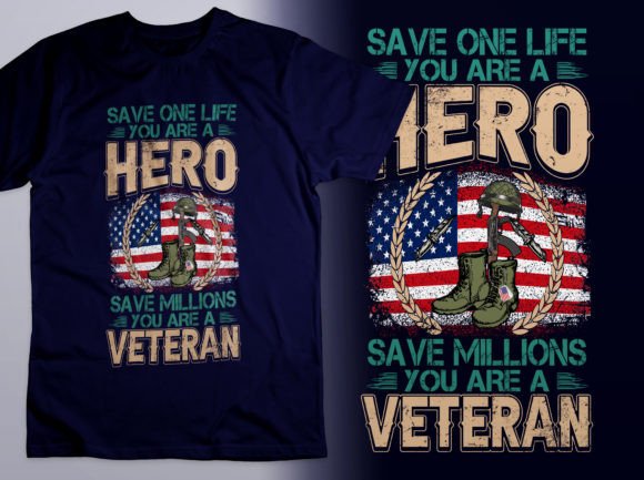 Usa Soldier Graphic T-shirt Design: Bold Patriotic Style
